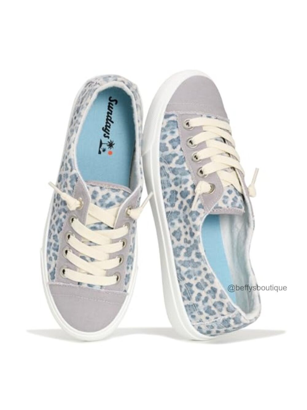 Canvas Sneakers with Memory Foam Insole and Non-Slip Sole
